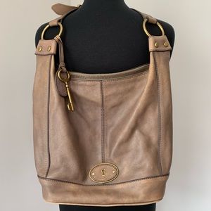 Fossil Leather Handbag